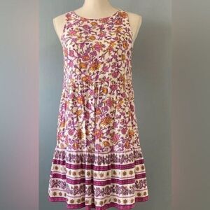 NWOT Old Navy Plus Size Pink Purple Sleeveless Flowy Trapeze Dress - Size XXL